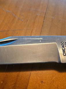 1980s Chicago Cutlery L36 Walnut Lockback Folder