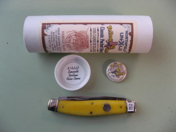 GEC 818222 NORTHFIELD COON SKINNER SMOOTH YELLOW ROSE BONE