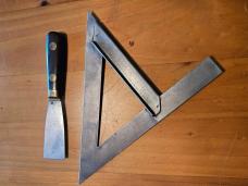 Simmons Hardware Keen Kutter Tools - Putty Knife - Miter Square - Vintage 1900-1940 - St Louis, MO