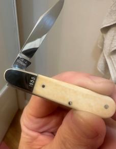 Vintage AG Russell CM-4 Baby Barlow Bullet w/ Pre Ban Ivory Handles Limited Edition.  Absolute Mint!