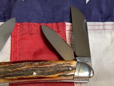 1985 Bulldog Brand Tobacco Congress w/ Gnarly Stag Handles -heavy duty and a beauty -NOS