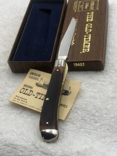Vintage Schrade USA 194OT One Blade Liner Lock Back Trapper In Box Hard To Find