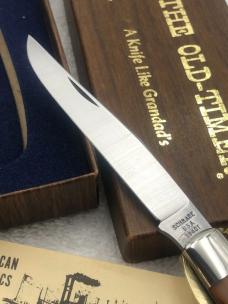 Vintage Schrade USA 194OT One Blade Liner Lock Back Trapper In Box Hard To Find
