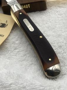 Vintage Schrade USA 194OT One Blade Liner Lock Back Trapper In Box Hard To Find