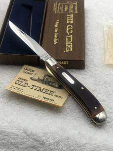 Vintage Schrade USA 194OT One Blade Liner Lock Back Trapper In Box Hard To Find