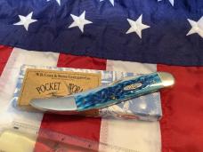 2007 Case xx Large Toothpick (MDL# 610098 SS) & Carribean Blue Bone Handles -NOS in M/NM