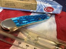 2007 Case xx Large Toothpick (MDL# 610098 SS) & Carribean Blue Bone Handles -NOS in M/NM