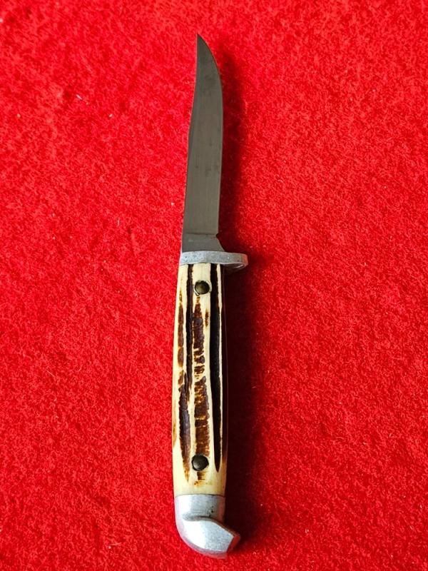 1958-1960 Queen Cutlery #85 Bird and Trout Knife - Q Steel - Rare Stamp