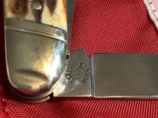 1985 Bulldog Brand Tobacco Congress w/ Gnarly Stag Handles -heavy duty and a beauty -NOS