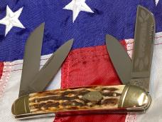 1985 Bulldog Brand Tobacco Congress w/ Gnarly Stag Handles -heavy duty and a beauty -NOS