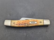 Vintage Case XX 63032 Brown Jigged Bone Serpentine Handle Stockman Pocket Knife