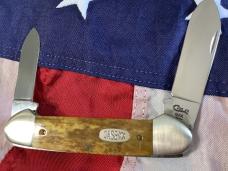 1995 Case xx Canoe (MDL# 62131 SS) w/ Brown Bone Handles -NOS in M/NM