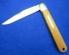 GREAT EASTERN CUTLERY Horse Apple HOGAN American Pocket Knife. (651122SS) Texas Osage orange Wood...