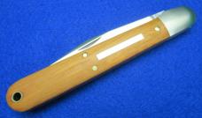 GREAT EASTERN CUTLERY Horse Apple HOGAN American Pocket Knife. (651122SS) Texas Osage orange Wood...