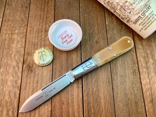 Great Eastern Cutlery Tom’s Choice Barlow Charlie Campagna Sepia Sawcut Bone 2021