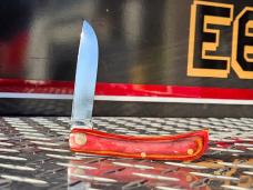 Queen Cutlery #70 Country Cousin Amber Sod Buster - 1990