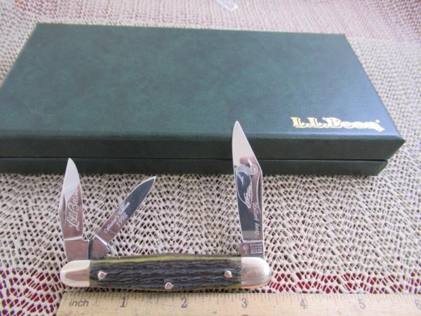 L.L. Bean By Boker Green Bone Whittler 