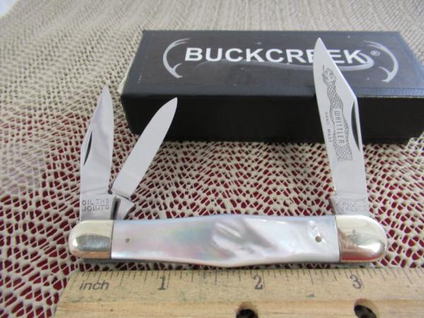 Buck Creek Swell Center Pearl Handle Whittler Buck Creek Swell Center Pearl Handle Whittler