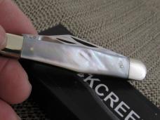 Buck Creek Swell Center Pearl Handle Whittler 