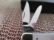 Buck Creek Swell Center Pearl Handle Whittler 