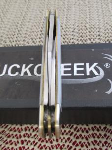 Buck Creek Swell Center Pearl Handle Whittler 