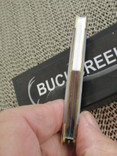 Buck Creek Swell Center Pearl Handle Whittler 