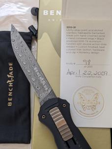 Rare Benchmade Infidel Gold Class #98 of 200 Made