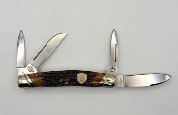  Colt CT211 Congress Brown Stag Pocket knife  #43