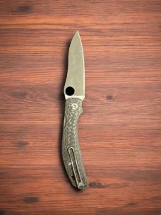 Spyderco Kapara (3.5" Blade - Carbon Fiber Handle) 