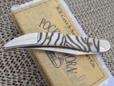 Case XX 2005 Lepard Skin Bone Tiny Texas Toothpick Pattern # 610096 SS