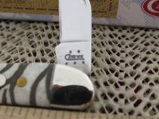 Case XX 2005 Lepard Skin Bone Tiny Texas Toothpick Pattern # 610096 SS