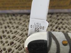 Case XX 2005 Lepard Skin Bone Tiny Texas Toothpick Pattern # 610096 SS