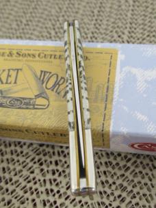 Case XX 2005 Lepard Skin Bone Tiny Texas Toothpick Pattern # 610096 SS