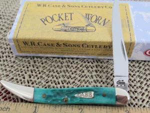 Case XX 2004 Green Bone Tiny Texas Toothpick Pattern # 610096 SS
