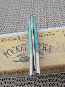 Case XX 2004 Green Bone Tiny Texas Toothpick Pattern # 610096 SS