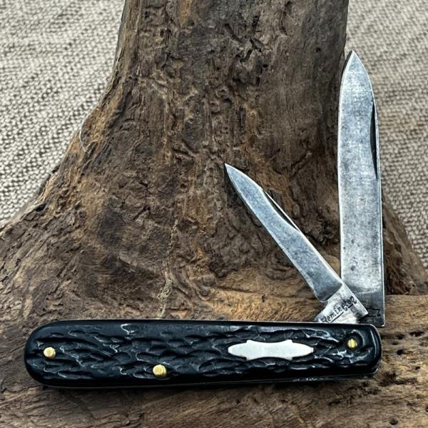 Vintage Remington USA 2 blade jack black handle folding pocket knife (53) Vintage Remington USA 2 blade jack black handle folding pocket knife (53)