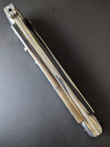 OLDER NO-NAME 33CM-13INCH BRAZILIAN HORN BAYONET STILETTO MANIAGO ITALY 