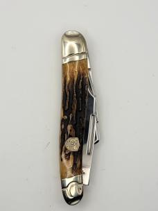 Colt CT322  Stockman Brown Stag Bone knife #49