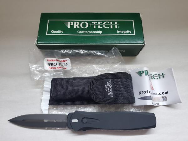Excellent Pro-Tech Dark Angel Black on Black. Free Shipping.