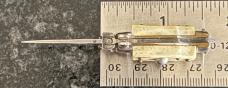 Vintage 1970’s Stag Miniature Switchblade Knife, Keychain Size, Italy