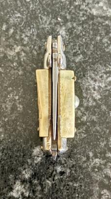 Vintage 1970’s Stag Miniature Switchblade Knife, Keychain Size, Italy