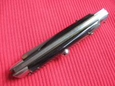 Vintage Italian INDIANA 8" Slant Bolster HORN Switchblade Knife