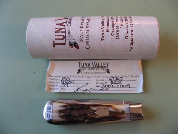 TUNA VALLEY 2007 BURNT STAG SCOUT TRAPPER