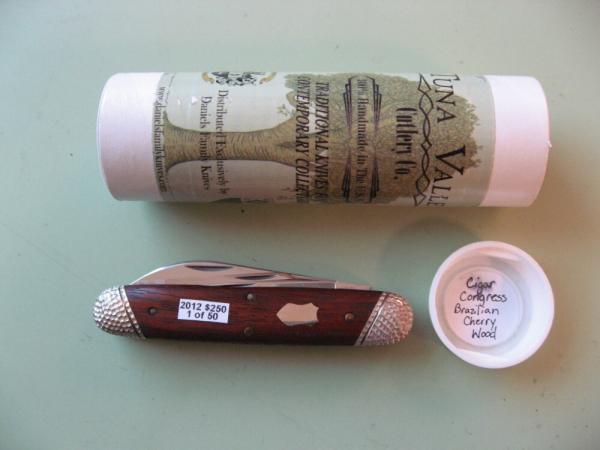TUNA VALLEY 2012 BRAZILIAN CHERRY WOOD CIGAR CONGRESS TUNA VALLEY 2012 BRAZILIAN CHERRY WOOD CIGAR CONGRESS