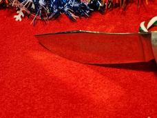 Queen Cutlery #98 1972-1976 "Skinner" Model Hunting Knife - Imitation Winterbottom Bone