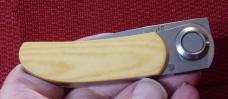 First generation Paul knife from Gerber, model 2PM, #1 stamped inside , MICARTA CHECK OR MONEY ORDER