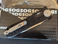 SOG Spec Elite I Automatic Knife (3.5" Satin) SE-51 Made in USA