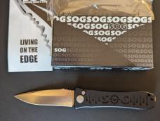 SOG Spec Elite I Automatic Knife (3.5" Satin) SE-51 Made in USA