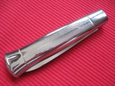 Vintage Italian All Metal Button Open/Close STILETTO Switchblade Knife