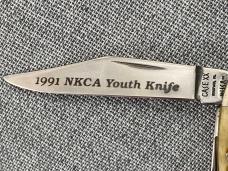 Case 1990 greenbone peanut 6220 – NKCA 1991 Youth Knife – NIB